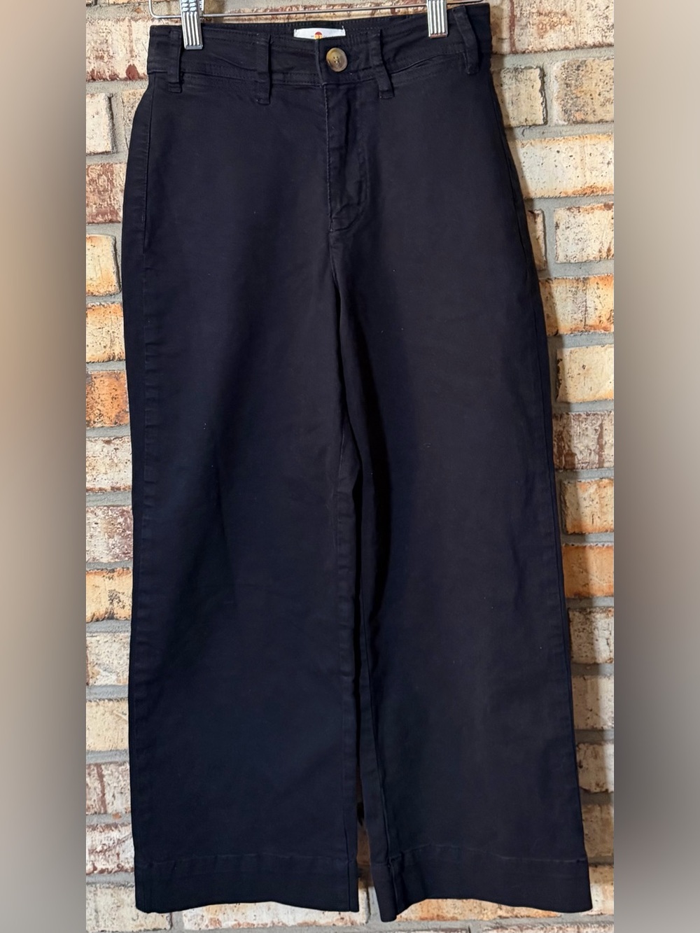 Marine Layer black wide leg pants 2 petite